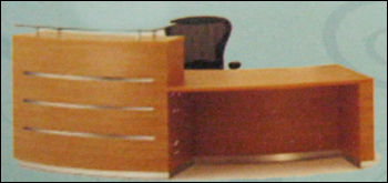  लकड़ी की रिसेप्शन टेबल (FWRT-2) 