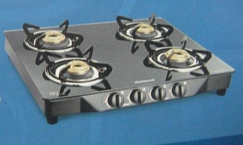 Four Burner Gas Stove (Euro-Bk)