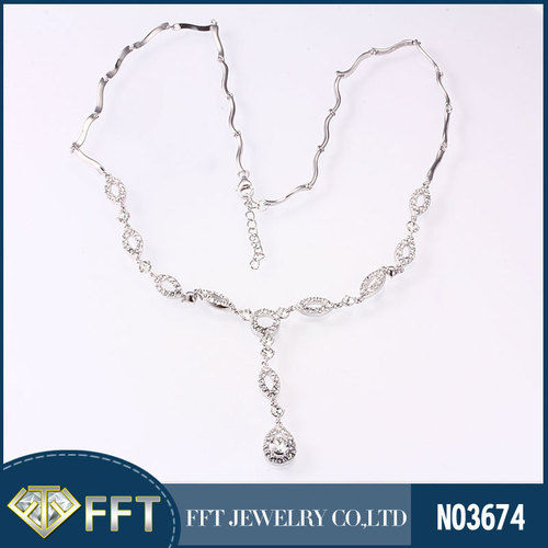 Sterling Silver Drop Necklace