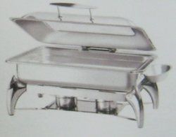 1/1 Chafer With Glass Lid With Leg & Spirit Stove (At 62593)
