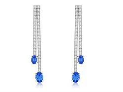 Designer Tanzanite Earring