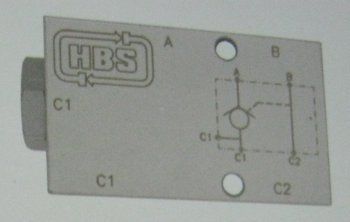 Hydraulic Pilot Operated Check Valve For Aerial Platforms