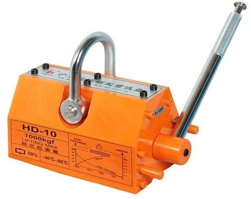 Permanent Magnetic Lifter - High-Performance Nd-Fe-B Material, 3.5X Safety Factor | Effortless Single-Hand Operation, V Style Design for Versatile Lifting