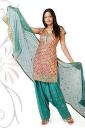 Designer Patiala Salwar Kameez - Viscose Fabric, Perfect Fit & Fall, Elegant Color Selection