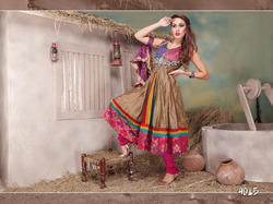 Indian Silk Designer Anarkali Suit