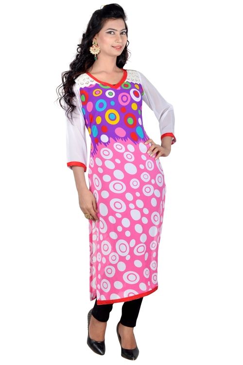 Fancy Georgette Long Kurti