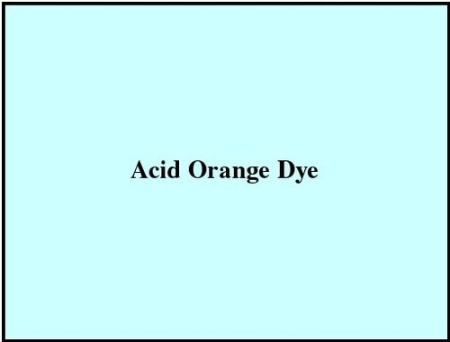 Acid Orange Dye
