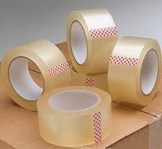 Fully Transparent Colourless Plain Strong Packaging Adhesive Tape Rolls Tape Length: 500  Meter (M)