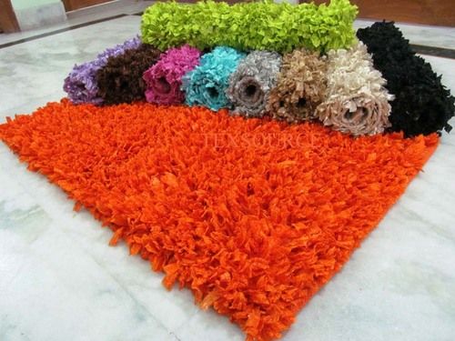 Polyester Feather Shaggy Rugs