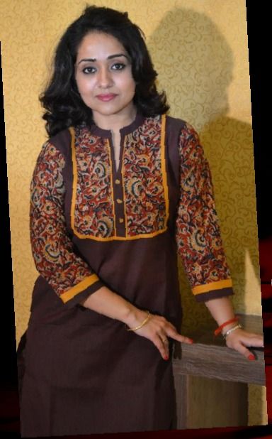 Short Kurti with Pocket and Kalamkari Yolk