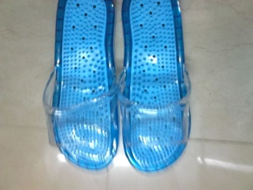 Acupressure Slippers (Red And Blue)