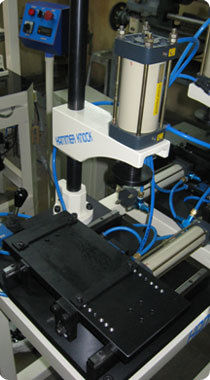 Impact Press with indexing Workstation