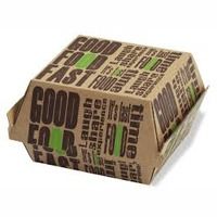 प्रिंटेड बर्गर पैकेजिंग बॉक्स 