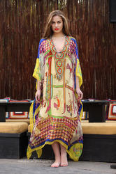 Classical Silk Digital Printed Kaftans