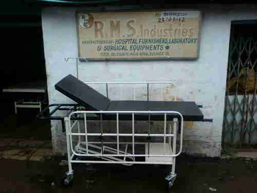 Stretcher Trolley With Backrest And Railing