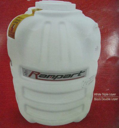 White Triple Layer Water Storage Tanks