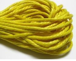 Cotton Twisted Wax Cord Yellow