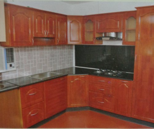 L Shaped Attractive Modular Kitchen at Best Price in Faridabad, Haryana