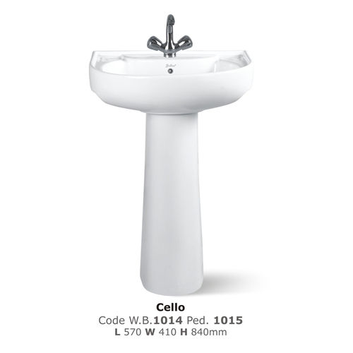 Cello Wash Basin Pedestal