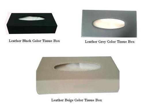 Leather Tissue Box Holder