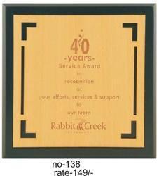 Wooden Certificate (Rabbit Creek)