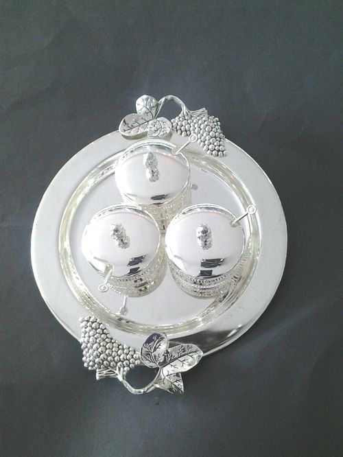 Tea Set With Silver Plated