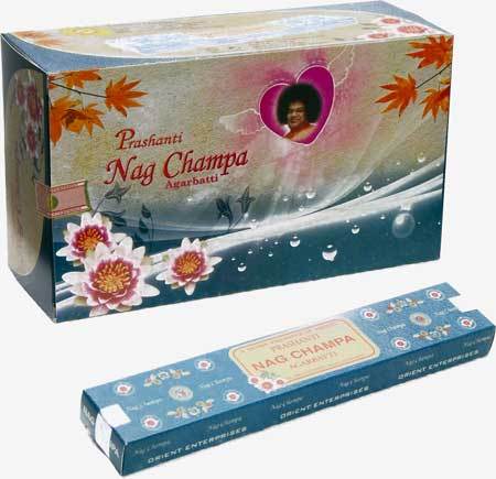 Nag Champa Incense Sticks - Natural Flora Infused, Aromatic Fragrance for Sacred Ambiance