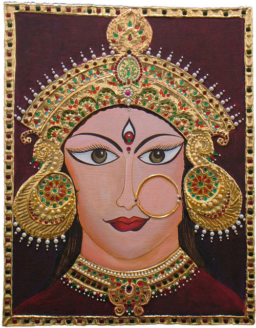 Maa Durga Painting (The Divine Power)