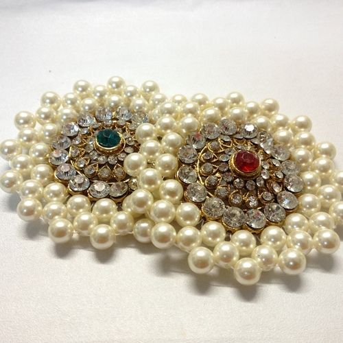 Exclusive Pearl Beaded Brooch  Machine Weight: 12Kg  Kilograms (Kg)