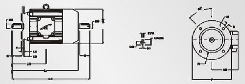 Flange Mounted Three Phase Motor