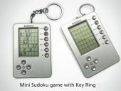 Mini Sudoku Game With Key Ring - Durable Plastic Design, Ideal Size for On-the-Go Fun