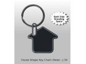 House Shape Key Ring