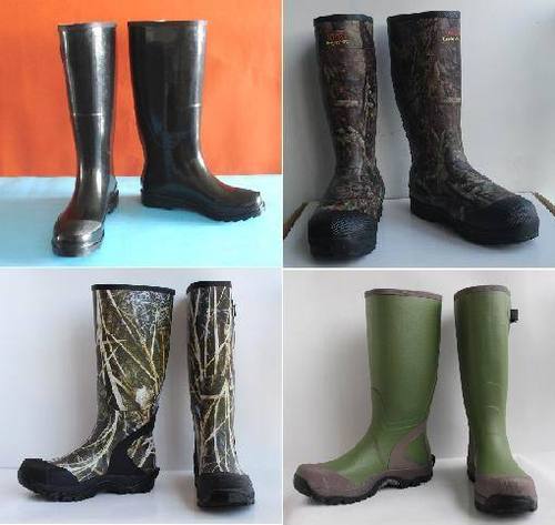 Man Camo Hunting Rubber Boots