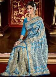 Stylish Brocade Saree