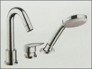 3-Hole Rim Mounted Single Lever Bath Mixer