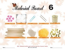 कला और गतिविधि सामग्री बोर्ड