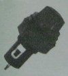 Fuse Holder Black Cap (Plastic Body / Plastic Nut) - RT 809