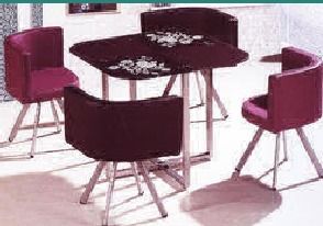 Glass Dining Table - Elegant Tempered Glass, Modern Sleek Design, Versatile and Stylish