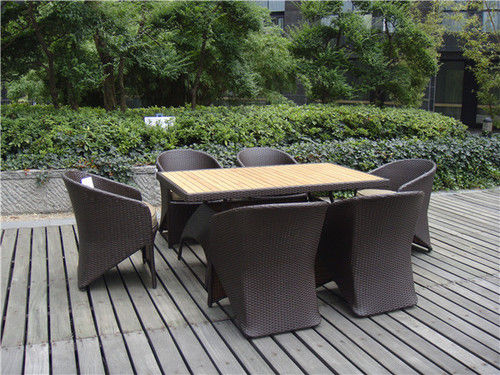 Spainish Rattan Aluminum Dining Set