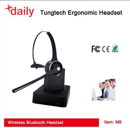 Brown Over-The-Head Wearing Style Wireles Bluetooth Headset