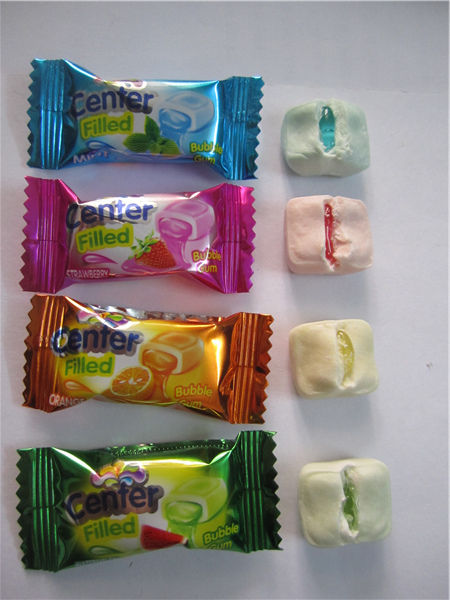 Centre-filled Bubble Gum