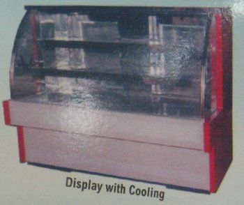 Display Counter With Cooling