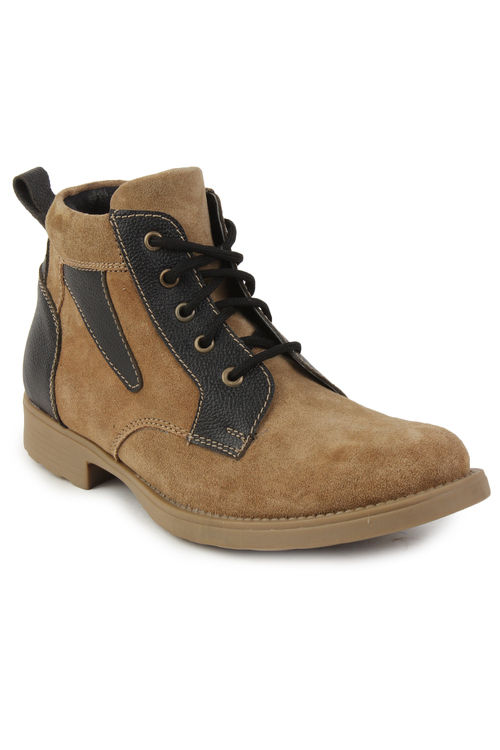 Metrogue Men's Low Ankle Suede Leather Casual Boots