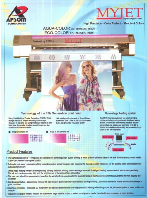 Myjet Eco Solvent Printer