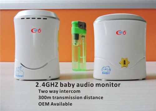 2.4 GHz Two Way Talk Digital Audio Baby Monitor (300m)
