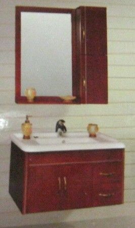 P.v.c. Vanity Bathroom Cabinet With Mirror And Shelf (Model No. Rd 8094)