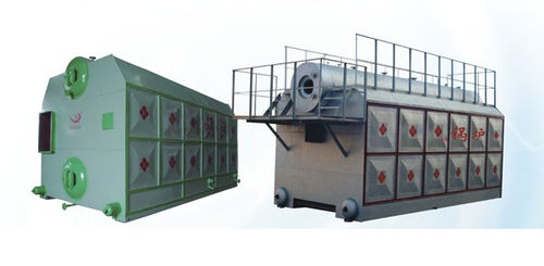 Double Drum Vertical Chain Grate Steam Boiler