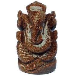 Red Sun Sitara Gemstone Statue