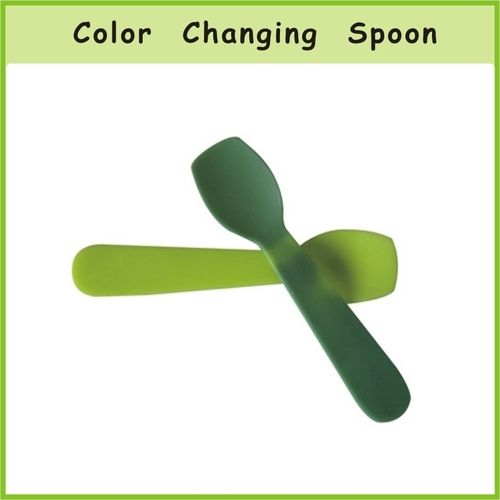 Thermo-Sensitive Color Change Plastic Spoon