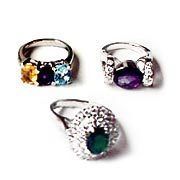 Gemstone Studded Rings